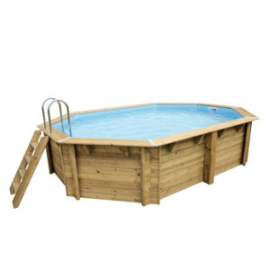 Piscine OCEA 355 x 550 H 120 cm liner bleu 75/100 UBBINK 7504592