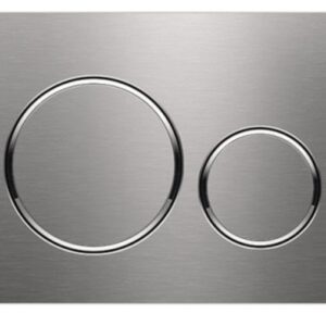 Plaque de déclenchement double touche SIGMA 20 inox brossé GEBERIT 115.882.SN.1