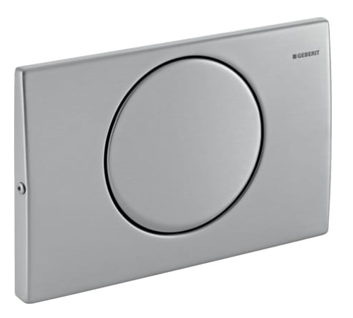 Plaque de déclenchement interrompable MAMBO acier inoxydable GEBERIT 115.751.00.1