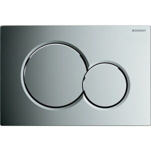 Plaque de déclenchement SIGMA 01 chromé brillant pour bati-support Duofix UP320 / UP720 GEBERIT 115.770.21.5