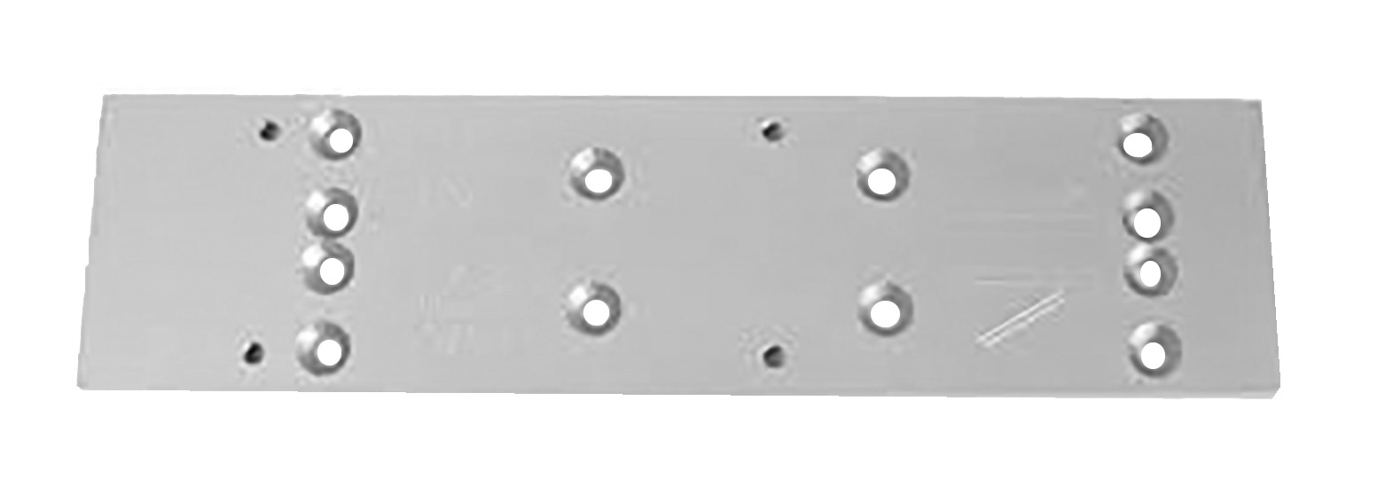 Plaque de montage pour ferme porte TS73V argent DORMAKABA 37000101