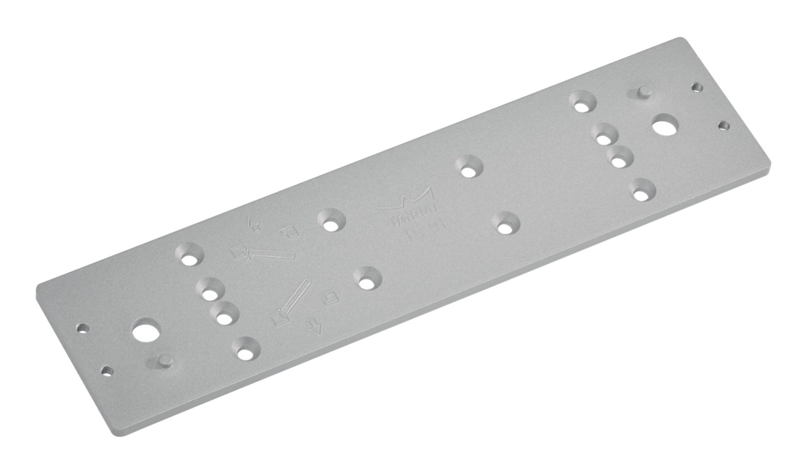 Plaque de montage pour TS 91 argent DORMA 41000201