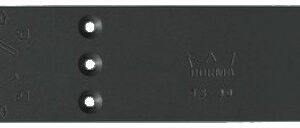 Plaque de montage TS90 RAL9005 DORMA 4500010002919