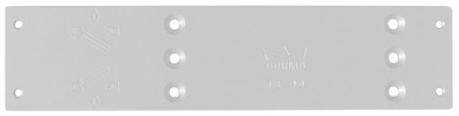 Plaque de montage TS90 RAL9016 DORMA 4500010002911