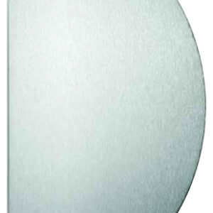 Plaque demi lune 300 x 150 mm adhésive inox 304 épaisseur 0,8 mm HERACLES 19-0620-9900