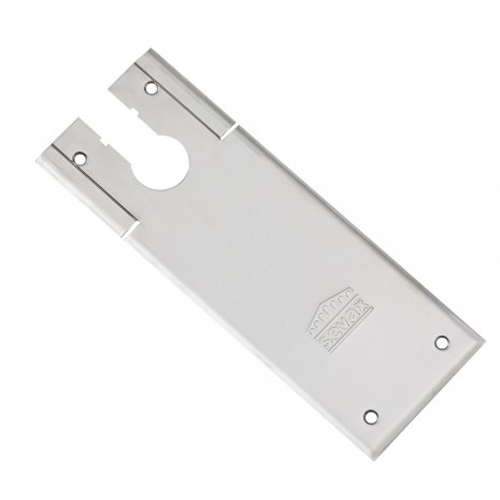 Plaque en acier finition inox brossé pour pivot de sol JANUS+ et MINOS+ SEVAX SN313925