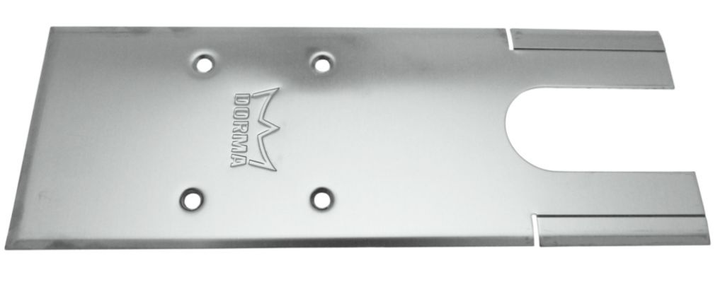 Plaque en inox N7510 pour pivot de sol BTS 75 V DORMA 46700060