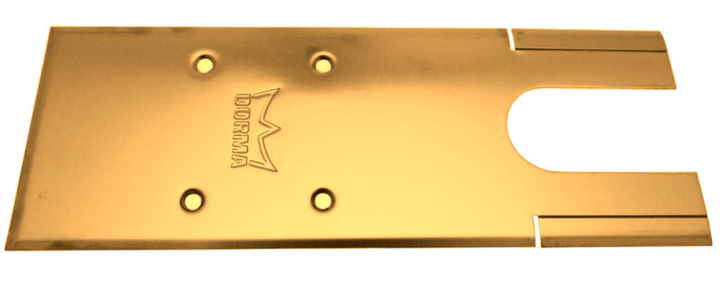 Plaque en laiton N7510 pour pivot de sol BTS 75 V DORMA 46700160