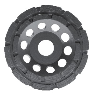 Plateau diamant P2 à double rangée de segments D125 mm DIAM INDUSTRIES P2125