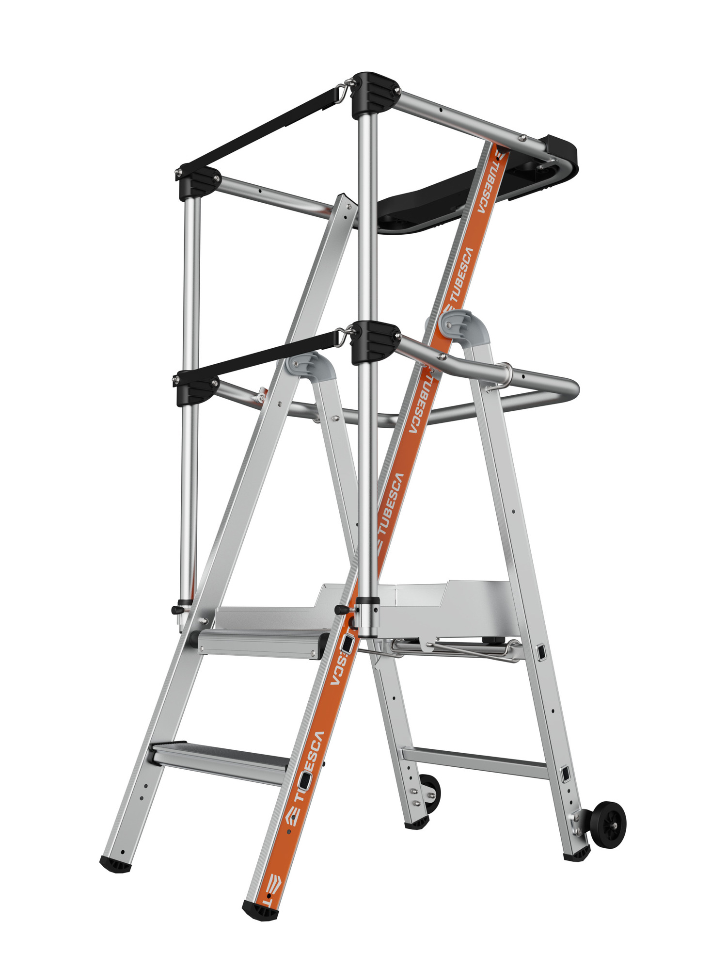 Plateforme RAPTOR 2 marches garde-corps Sangle TUBESCA-COMABI 02274102