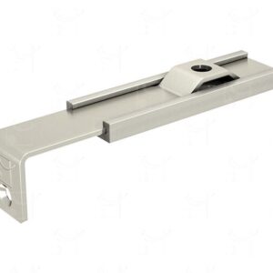 Platine d'angle à visser en extrémité pour porte SAF MANTION 11036L-1