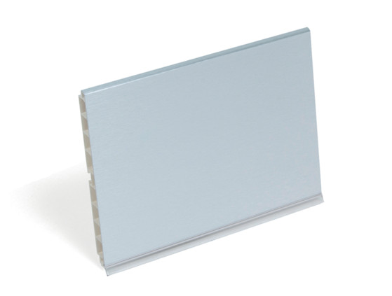 Plinthe PVC aluminium 100 mm finition anodisé satiné 3,9 ml EMUCA 8060163