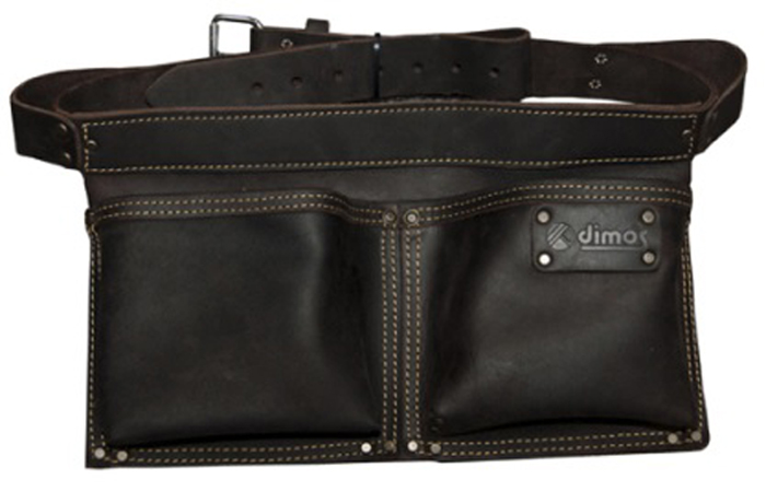 Poche à clous rectangulaire avec ceinture 2 compartiments 1200 mm DIMOS 205735