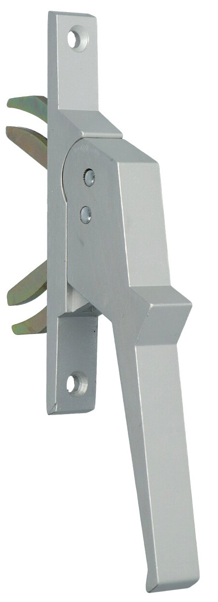Poignée de crémone 520 aluminium à double fourche ARGENTA 520101