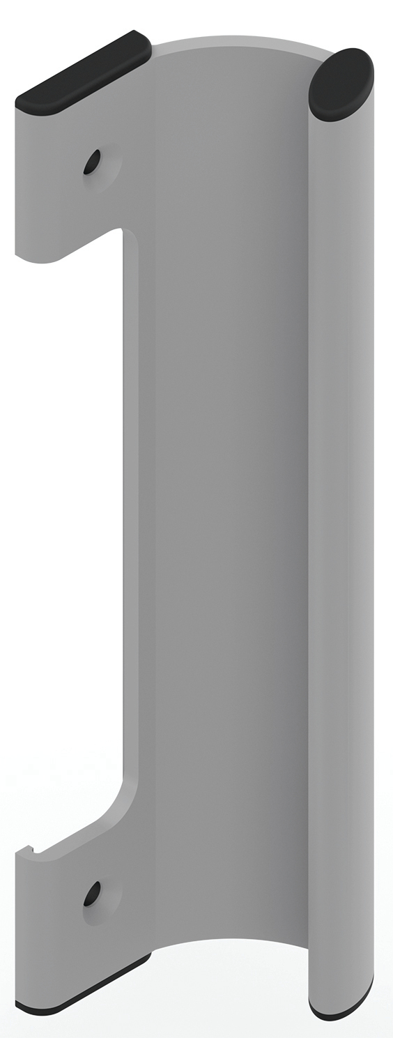 Poignée de tirage extérieur laqué gris alu RAL9006 LA CROISEE DS DS7247-007