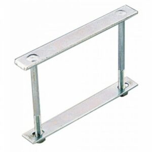 Poignée de trappe 160 mm finition zingué blanc MERMIER M-658163