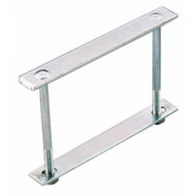 Poignée de trappe 160 mm finition zingué blanc MERMIER M-658163
