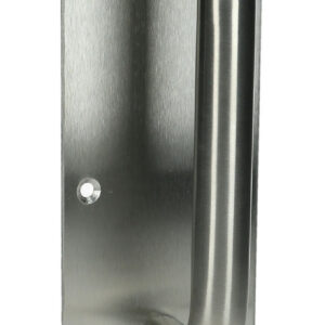Poignée sur plaque tirage clé I inox brossé HERACLES B-INOX-PT902