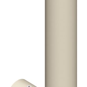 Poignée tubulaire extérieure DIVA XX avec supports droits D 35 mm H 350 mm blanc RAL9010 LA CROISEE DS DS7378-036