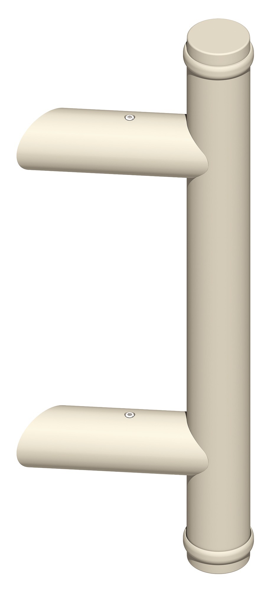 Poignée tubulaire intérieure DIVA XXI avec supports inclinés D 35 mm H 350 mm blanc RAL9010 LA CROISEE DS DS7374-036