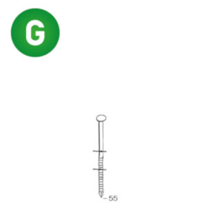 Pointe 2,30X55 crantées galva rouleau 9000 ALSAFIX 16F23556