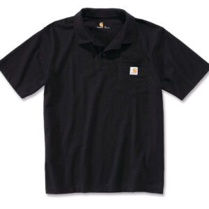 Polo WORKWEAR POCKET TXS noir CARHARTT S1K570BLKXS