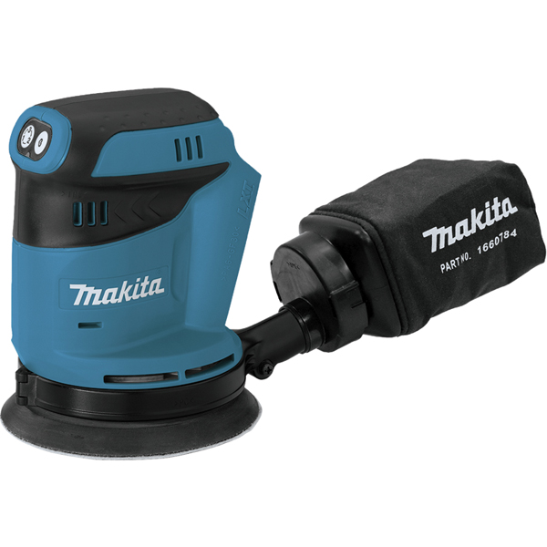 Ponceuse excentrique 18 V 125 mm (sans batterie ni chargeur) en boite carton MAKITA DB0180Z