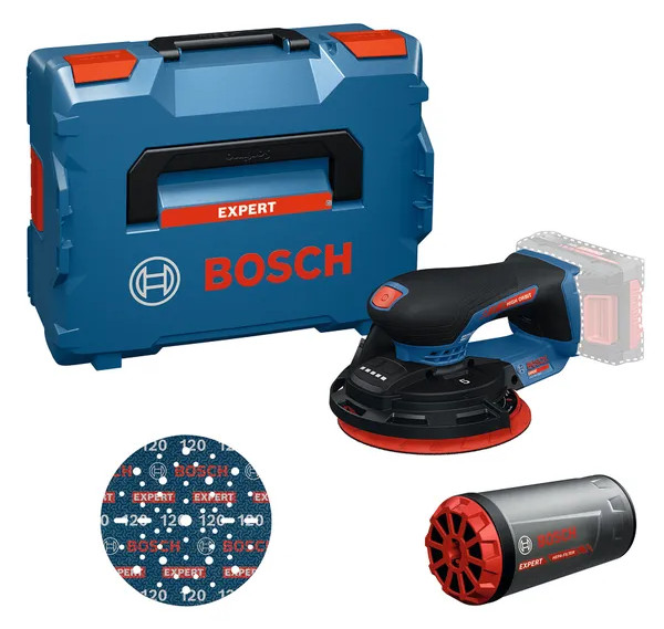 Ponceuse excentrique 18 V EXEX18V-150-5 (sans batterie ni chargeur) + coffret L-BOXX BOSCH EXPERT 0601372900