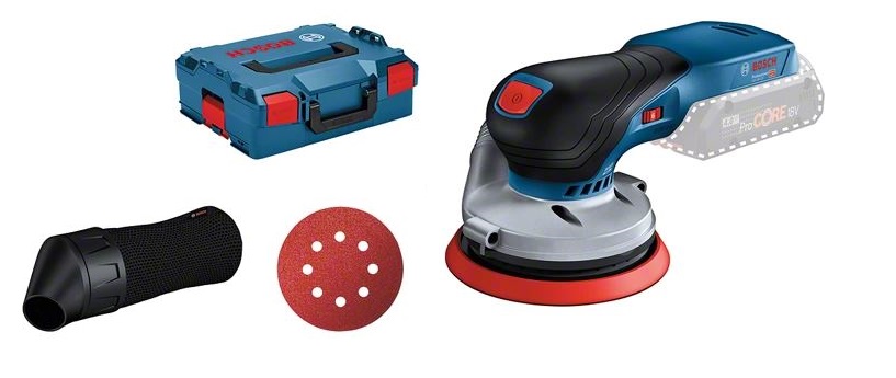 Ponceuse excentrique 18 V GEX 18V-125 (sans batterie ni chargeur) en coffret L-BOXX BOSCH 0601372200