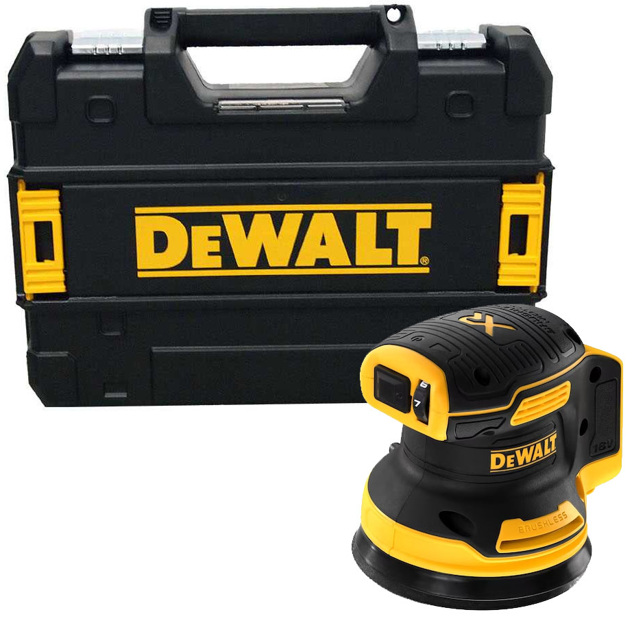 Ponceuse excentrique 18 V XR Brushless (sans batterie ni chargeur) + coffret TSTAK DEWALT DCW210NT-XJ