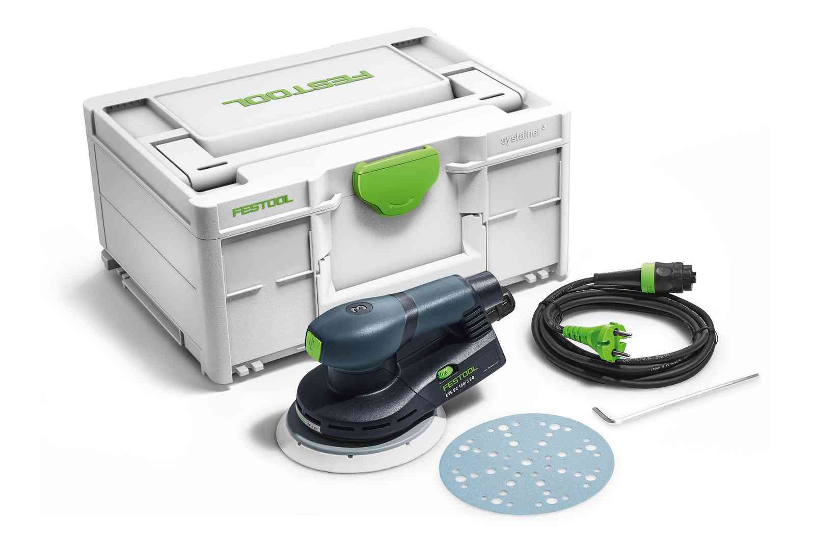 Ponceuse excentrique 400 W ETS EC 150/3 EQ-Plus en coffret SYSTAINER 3 FESTOOL 576320