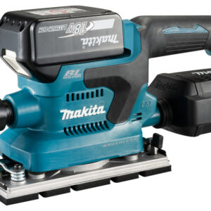 Ponceuse vibrante 18 V + 2 batteries 5 Ah + chargeur rapide + coffret MAKPAC MAKITA DBO380RTJ