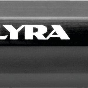 Porte-craie ABS/métal 11-12mm noir - LYRA - L4766120