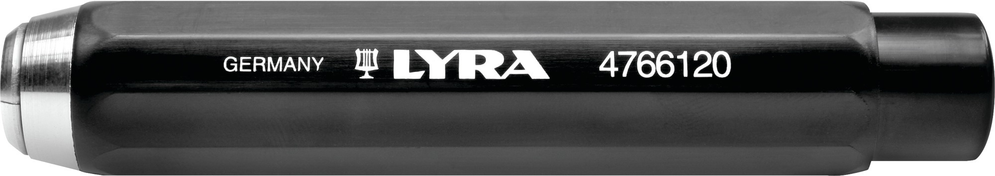 Porte-craie ABS/métal 11-12mm noir - LYRA - L4766120