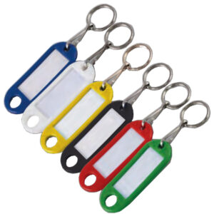 Porte-étiquette vert avec anneau boîte de 100 CHAPUIS 7140/10V