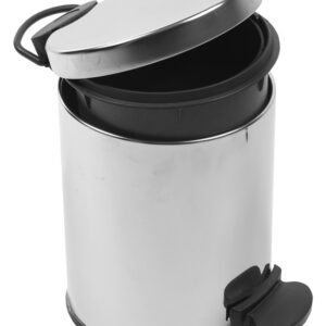 Poubelle à pédale en acier inoxydable 5 L AKW 23613