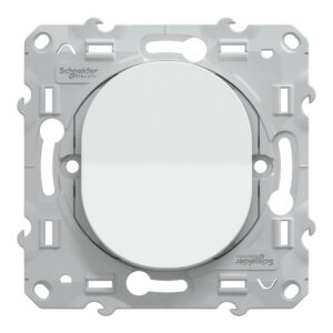 Poussoir à assembler Ovalis, SCHNEIDER ELECTRIC, blanc