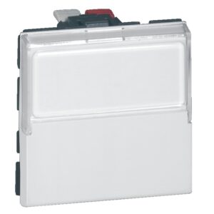 Poussoir inverseur MOSAIC avec porte étiquette LEGRAND 077043