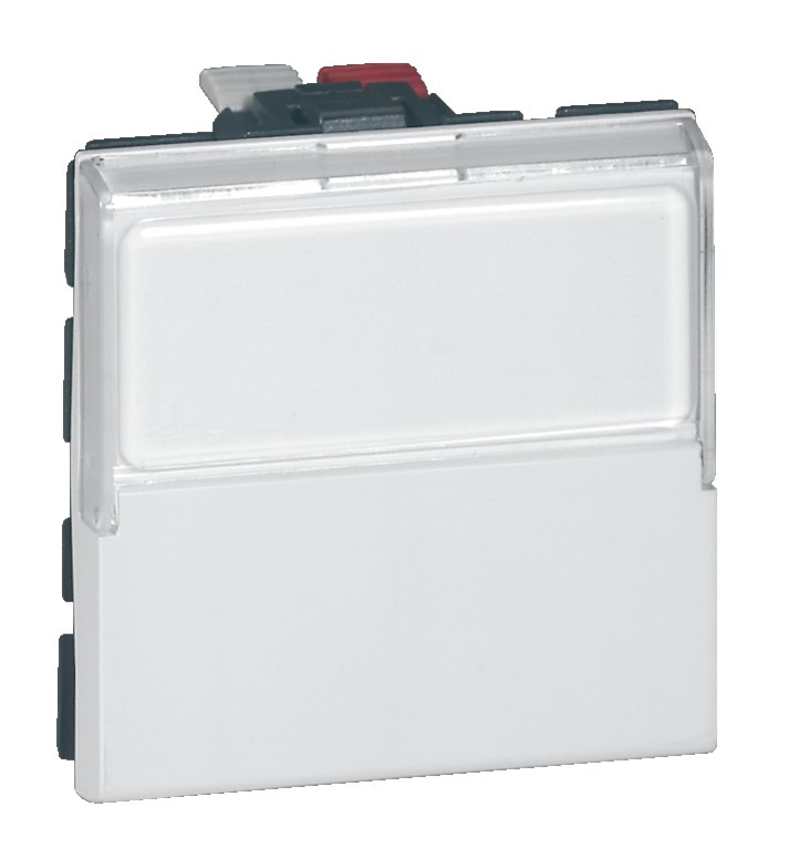 Poussoir inverseur MOSAIC avec porte étiquette LEGRAND 077043