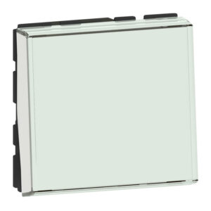 Poussoir ou poussoir inverseur avec porte-étiquette MOSAIC EASY-LED 6 A 250 V 2 modules LEGRAND 077043L