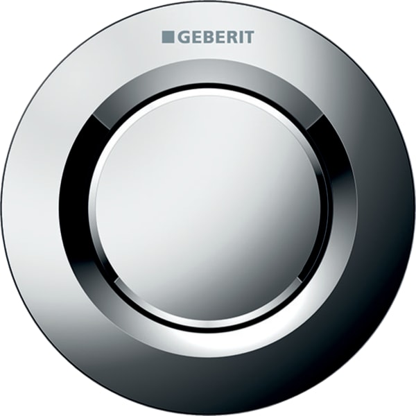 Poussoir pneumatique à encastrer chromé brillant GEBERIT 116.040.21.1