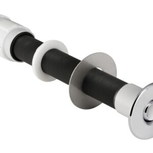 Poussoir pneumatique souple touche inviolable chromé GEBERIT 115.943.21.1
