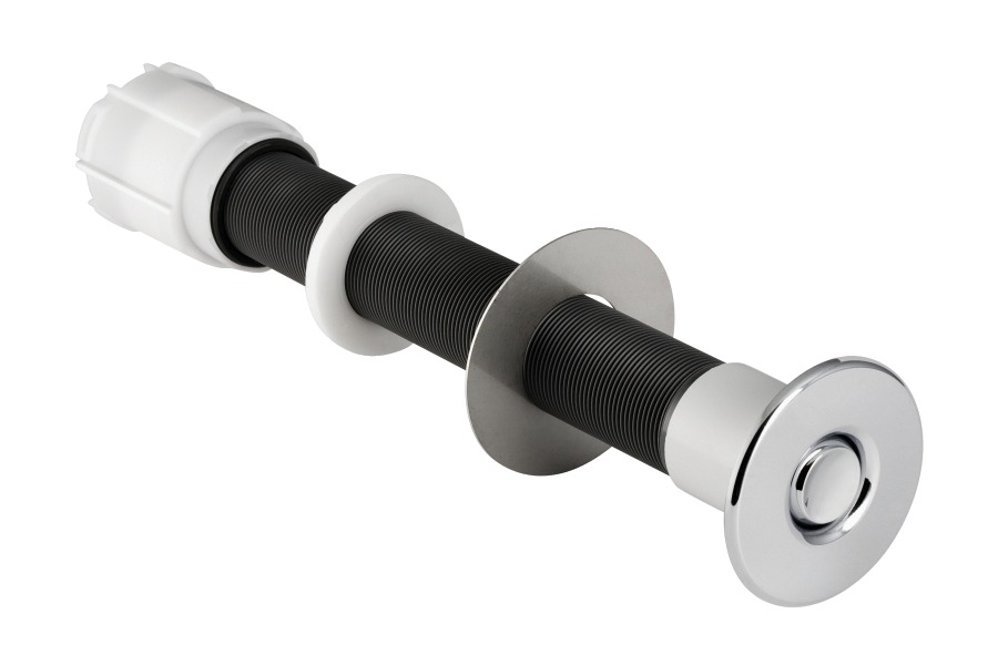 Poussoir pneumatique souple touche inviolable chromé GEBERIT 115.943.21.1