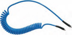 Tuyau polyuréthane en spirale 4 m (Ø 5 / 8 mm)