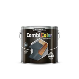 Primaire de protection antirouille et finition CombiColor Original gris anthracite RAL 7016 seau 2,5 l RUST-OLEUM 7389.2.5