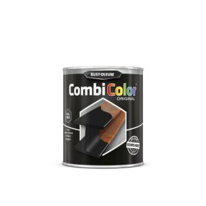 Primaire de protection antirouille et finition CombiColor Original noir foncé RAL 9005 pot 750 ml RUST-OLEUM 7379.0.75s