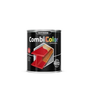 Primaire de protection antirouille et finition CombiColor Original rouge feu RAL 3000 pot 750 ml RUST-OLEUM 7365.0.75
