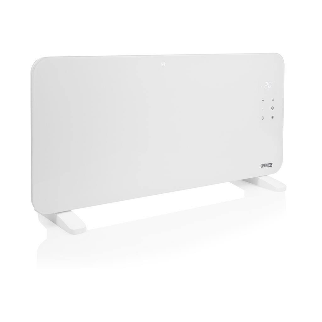 Chauffage à panneau en verre intelligent 2000 W - mural avec contrôle Wi-Fi