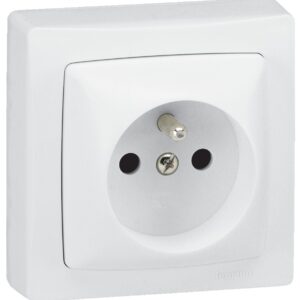 Prise de courant 2 x 2P+T ASL à borne automatique en saillie LEGRAND 086076