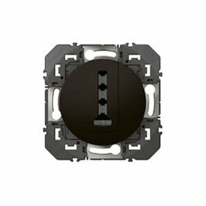 Prise téléphone en T LEGRAND Dooxie noir